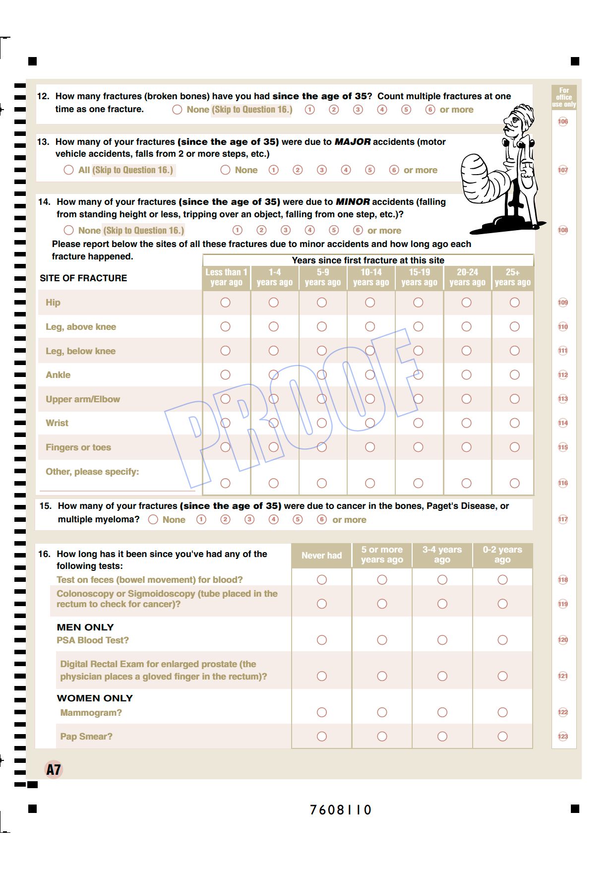 Baseline Questionnaire - Version 1 - Page A7
